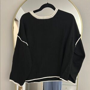 Black and White Women's Sweater